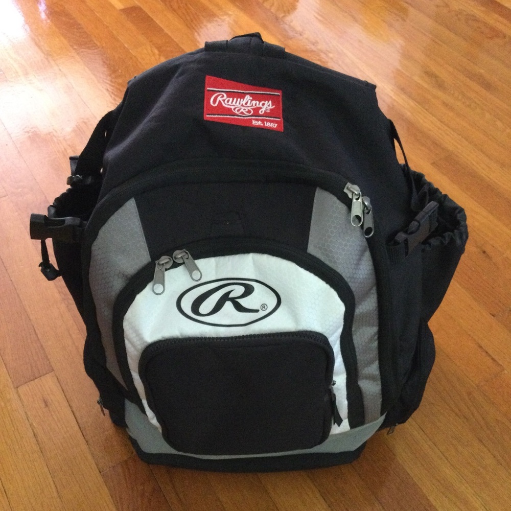 Rawlings Comrade Backpack, black, silver, grey color